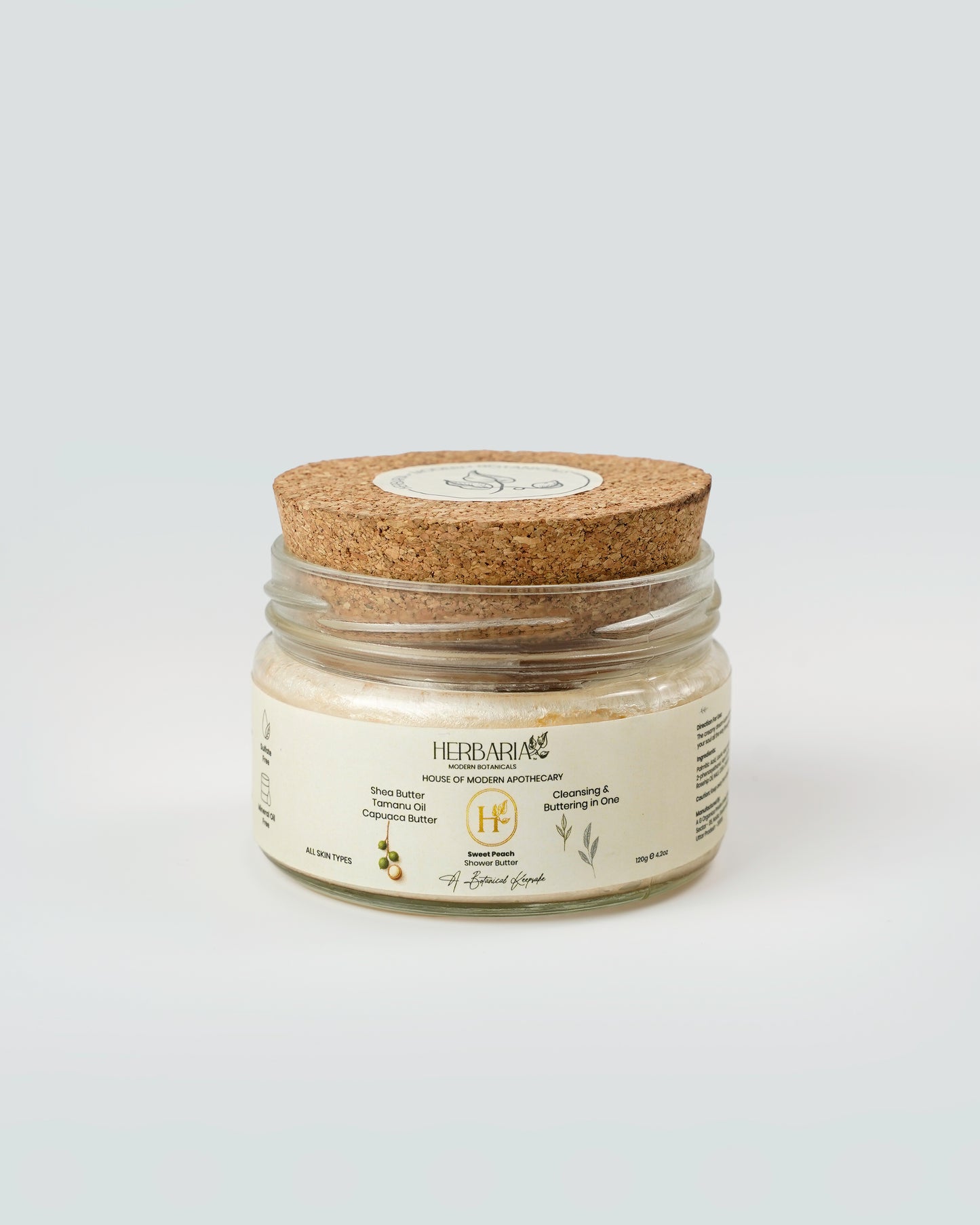 Herbaria Shower Butter Sweet Peach - 120G