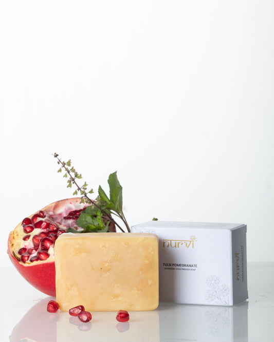 Nurvi Tulsi Pomegranate Cold Pressed Soap